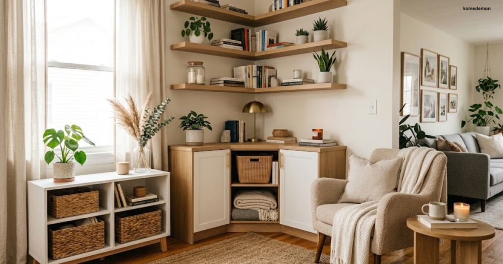 Living Room Storage Furniture That Actually Fits a Corner