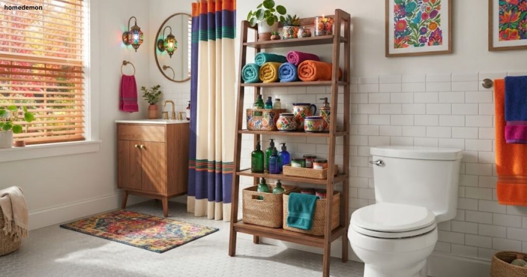 The Classic Freestanding Over Toilet Shelving Unit  
