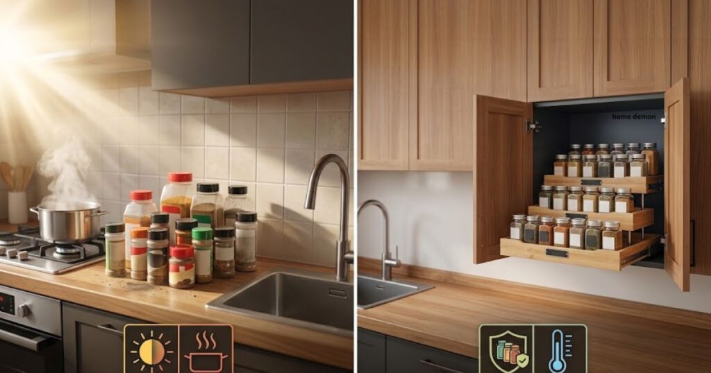 Why Cabinet Spice Storage