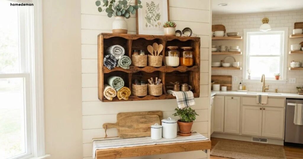 A Wall-Mounted Wine Rack, Repurposed