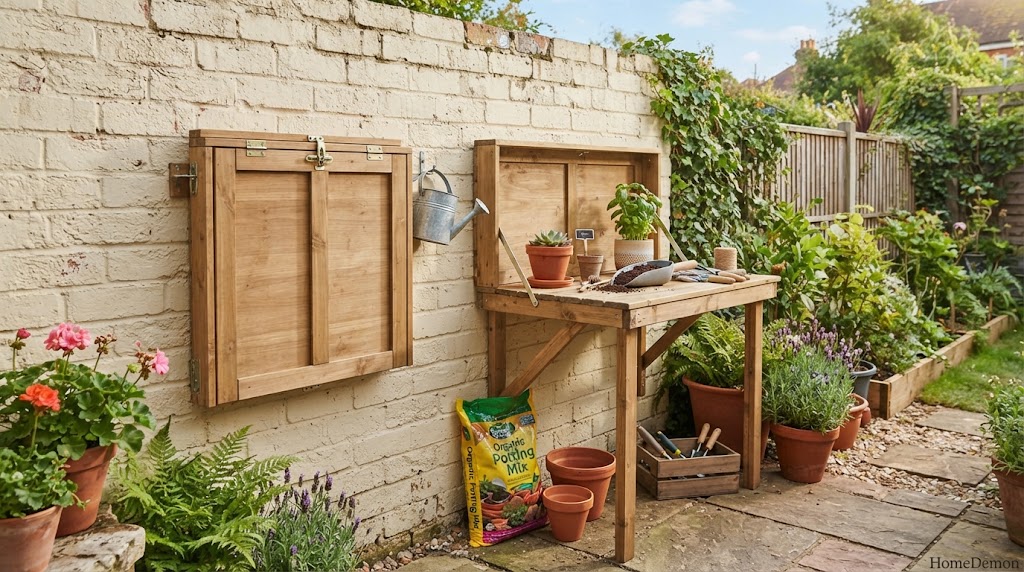 Foldable Garden Workbench