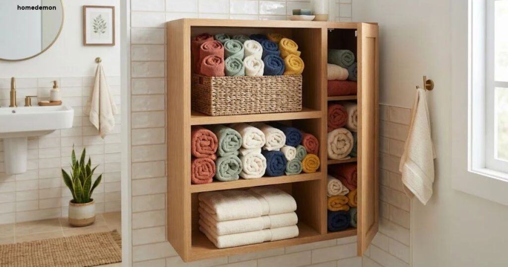 How to Roll Towels So They Fit More