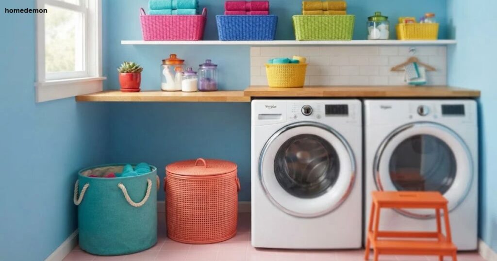 Modern Laundry Room Baskets for Neat Storage