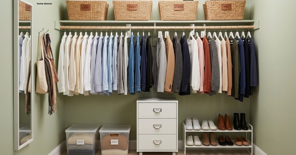 How to Organize a Reach-In Closet